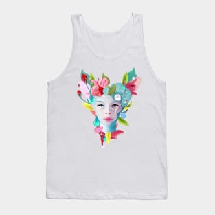 Flower head Tank Top